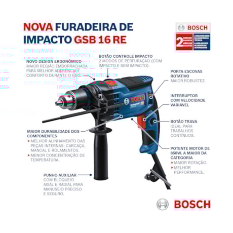 Furadeira de Impacto 1/2