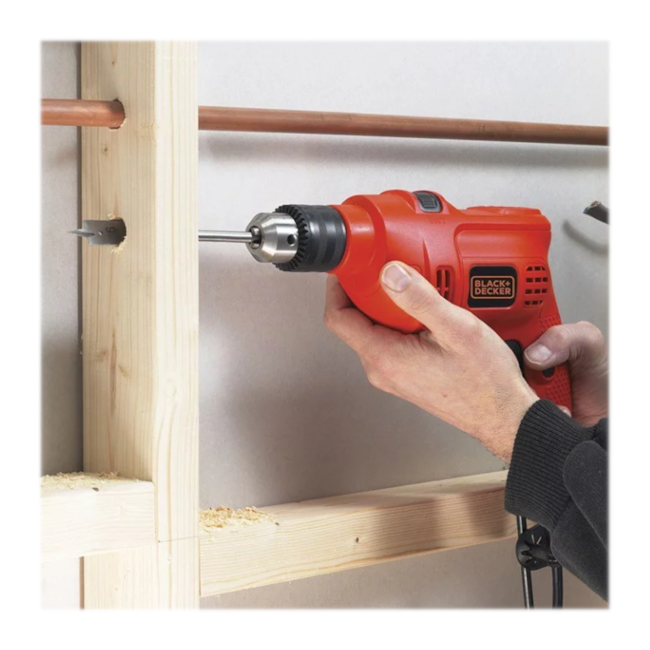 Furadeira de Impacto 3/8'' 560W com Jogo de Brocas 9 Peças TM500-BR BLACK DECKER-8e51a306-10d5-4c05-a46e-593882396472