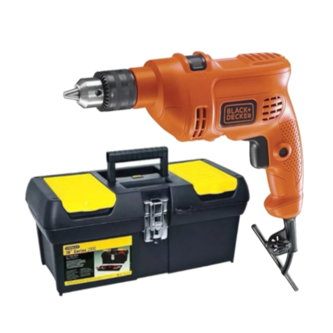 Furadeira de Impacto 3/8'' TM500-B2 com Caixa de Ferramentas 16'' BLACK DECKER-dbd7223b-68b1-4e1f-a78c-9d554a0f7bb6