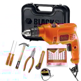 Furadeira de Impacto TM500KB9B2 BLACK DECKER 3/8