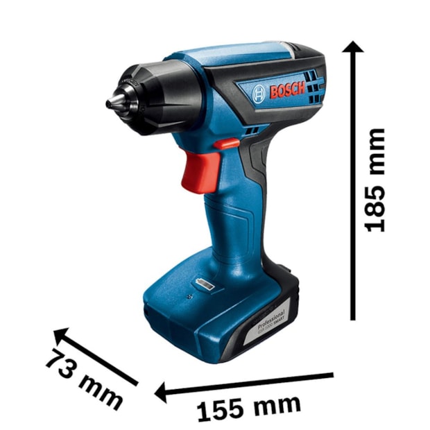 Furadeira e Parafusadeira 1/4'' Bateria 12V Carregador Bivolt com Maleta e Kit 10 Bits GSR 1000 SMART BOSCH-ec987bb2-daec-40a3-a03f-5ff3e71a86ac