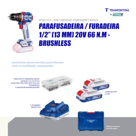 Furadeira Parafusadeira 1/2