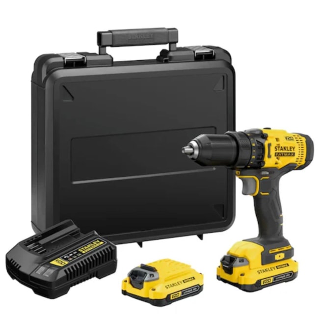 Furadeira Parafusadeira 1/2'' Bateria 20V 1.5Ah Carregador Bivolt e Maleta SCD700C2K-BR STANLEY-71003dd8-c671-4a9e-8589-12ddc05e5ff2