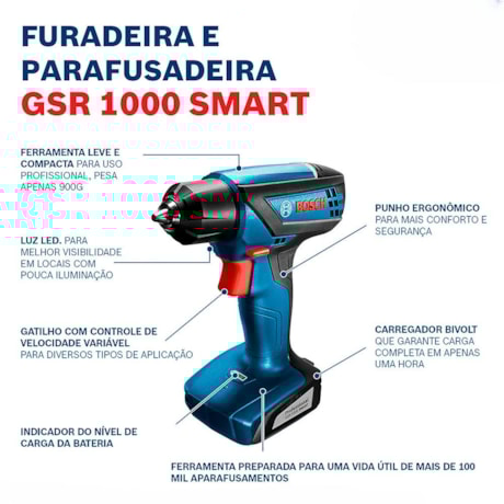 Furadeira Parafusadeira 1/4