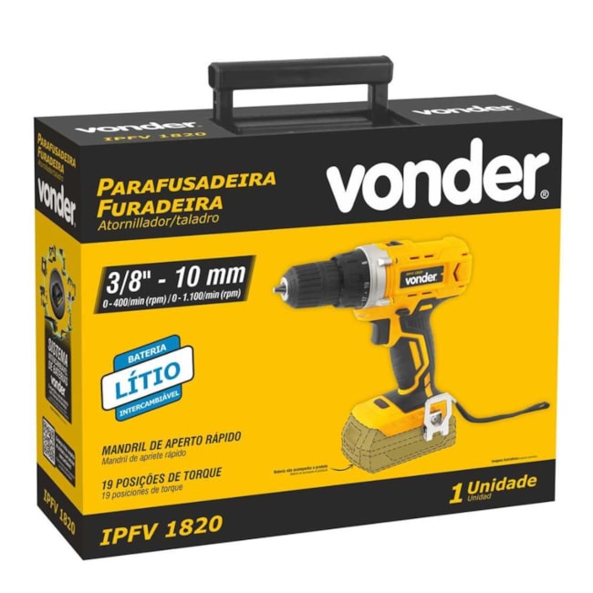 Furadeira Parafusadeira 3/8