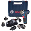 Furadeira Parafusadeira 3/8" 2 Baterias 12V Bivolt 4 Em 1 GSR12V-15FC BOSCH