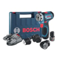 Furadeira Parafusadeira 3/8" 2 Baterias 12V Bivolt 4 Em 1 GSR12V-15FC BOSCH