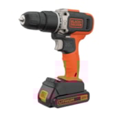 Furadeira/ Parafusadeira 3/8" 20V com 2 Velocidades 110/220V BCD704C1-BR BLACK+DECKER Furadeira/ Parafusadeira 3/8" 20V com 2 Velocidades 110/220V BCD704C1-BR BLACK+DECKER