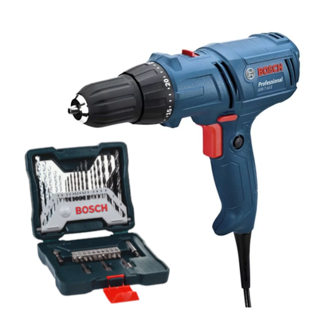 Furadeira Parafusadeira 3/8'' 400W 220V GSR 7-14E + Jogo de Pontas e Brocas 41 Peças BOSCH-714ff238-5156-454b-9fcf-1c617a9be990