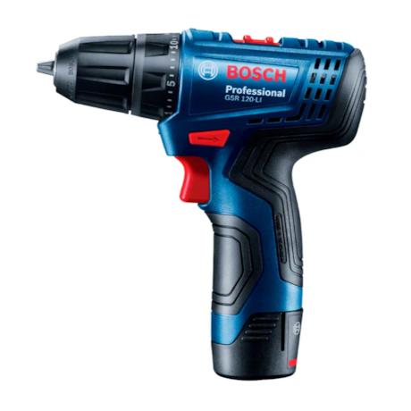 Furadeira Parafusadeira 3/8'' GSR 120-LI com Bateria e Carregador Bivolt + Jogo de Bits e Soquetes 43 Peças BOSCH-522dad74-f1b0-4228-b4a4-8427209fa6c5