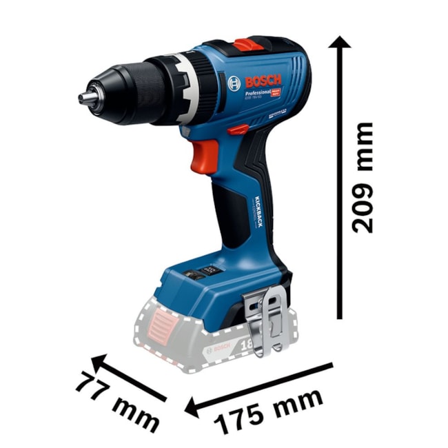 Furadeira Parafusadeira de Impacto 1/2