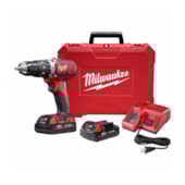 Furadeira/ Parafusadeira de Impacto 1/2" 18V com 2 Baterias + Carregador Bivolt + Maleta 2607-259C MILWAUKEE Furadeira/ Parafusadeira de Impacto 1/2" 18V com 2 Baterias + Carregador Bivolt + Maleta 2607-259C MILWAUKEE