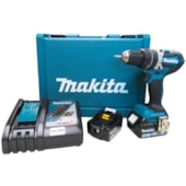 Furadeira/ Parafusadeira de Impacto 1/2" 2 Baterias 18V com Maleta 110/220V DHP484RFE MAKITA Furadeira/ Parafusadeira de Impacto 1/2" 2 Baterias 18V com Maleta 110/220V DHP484RFE MAKITA