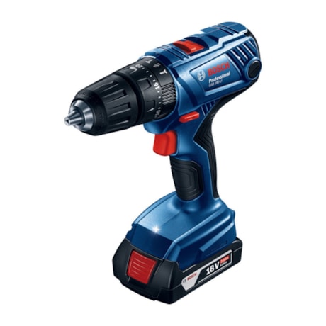 Furadeira Parafusadeira de Impacto 1/2'' Bateria 18V Carregador Bivolt 23 Acessórios GSB 180-LI BOSCH-8bf98220-e239-4cc7-acea-33d6c7284106