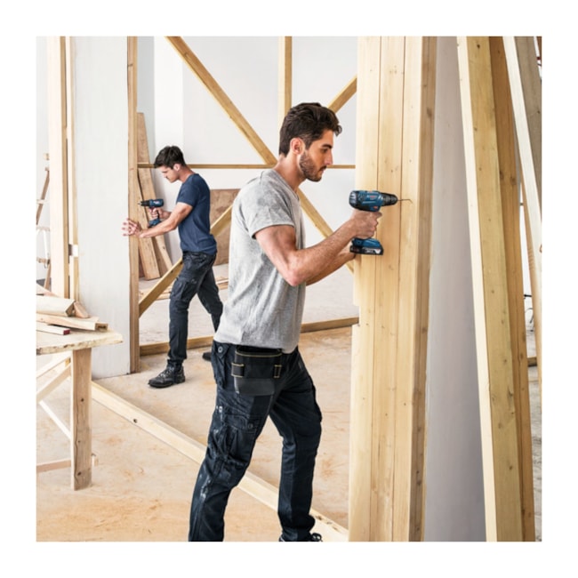 Furadeira Parafusadeira de Impacto 1/2'' Bateria 18V Carregador Bivolt 23 Acessórios GSB 180-LI BOSCH-3f6b41b8-02a9-4419-8704-7aae1e5d1f32