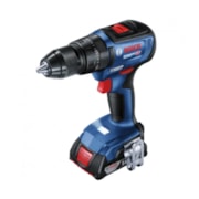 Furadeira Parafusadeira de Impacto 1/2'' GSB 18V-50 2 Baterias Carregador Bivolt e Kit de Brocas 15 Peças X-LINE BOSCH  