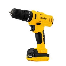 Furadeira Parafusadeira de Impacto 12V 1.3Ah com 1 Bateria Carregador Maleta e Acessórios PFV 120I VONDER