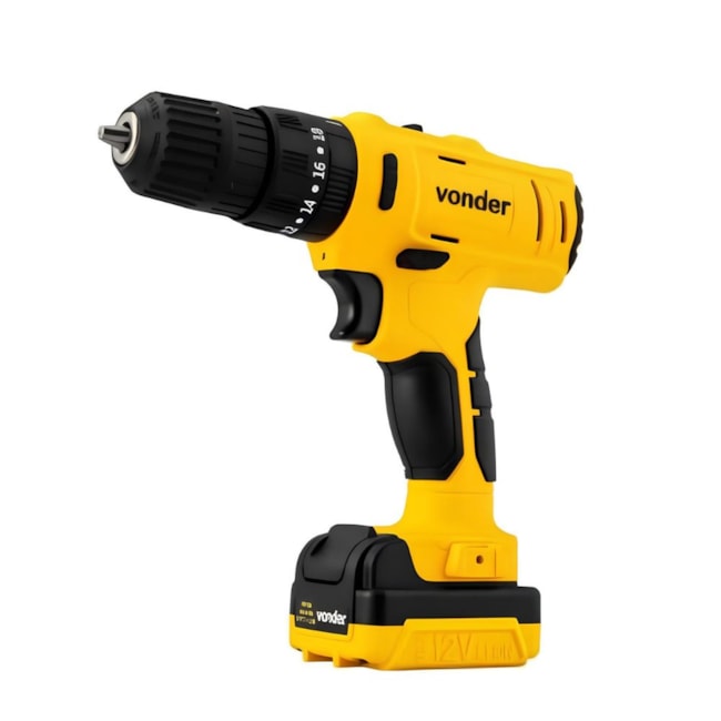 Furadeira Parafusadeira de Impacto 12V 1.3Ah com 1 Bateria Carregador Maleta e Acessórios PFV 120I VONDER-a821aaf4-3c2c-4bc6-a4b5-b5d4df2b7fde