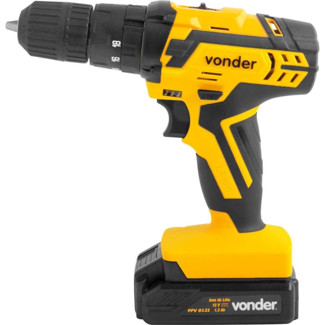 Furadeira Parafusadeira de Impacto 12V com Bateria Bivolt Maleta e Carregador 6001000012 PFV 012I VONDER-3b22ba53-bc51-4a59-abb5-0506c386325e