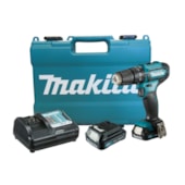 Furadeira/ Parafusadeira de Impacto 3/8" 2 Baterias 12V com Maleta Bivolt HP333DWYE MAKITA Furadeira/ Parafusadeira de Impacto 3/8" 2 Baterias 12V com Maleta Bivolt HP333DWYE MAKITA