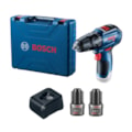 Furadeira Parafusadeira de Impacto 3/8" Brushless 2 Baterias 12V Carregador Bivolt e Maleta GSB 12V-30 BOSCH