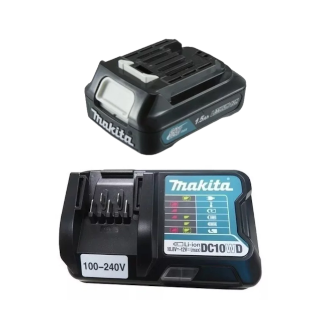 Furadeira Parafusadeira de Impacto 3/8'' HP333DWYX3 Baterias e Carregador Bivolt + Jogo de Brocas 5 Peças MAKITA-d243d492-afd0-48a3-9071-ad9a5fe54991