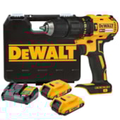 Furadeira/Parafusadeira de Impacto Brushless 1/2" Bivolt com 2 Baterias Carregador e Maleta DCD7781D2-BR DEWALT Furadeira/Parafusadeira de Impacto Brushless 1/2" Bivolt com 2 Baterias Carregador e Maleta DCD7781D2-BR DEWALT