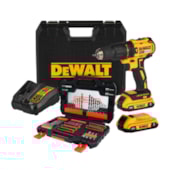 Furadeira Parafusadeira de Impacto DCD7781D2-BR 1/2'' 2 Baterias Bivolt + Kit Ferramentas DEWALT Furadeira Parafusadeira de Impacto DCD7781D2-BR 1/2'' 2 Baterias Bivolt + Kit Ferramentas DEWALT