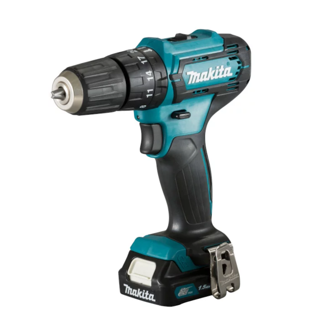 Furadeira Parafusadeira de Impacto HP333DWYE 3/8'' 2 Baterias e Carregador Bivolt + Jogo de Bits Phillips PH2 20 Peças MAKITA-0c5b6bee-88df-4e0f-b26c-2cc8cc450ef2