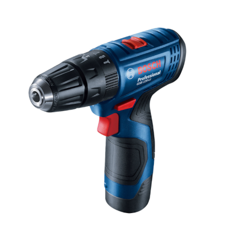 Furadeira Parafusadeira GSB 120-LI e Chave de Impacto GDR 120-LI 12V com 2 Baterias Carregador Bivolt e Maleta BOSCH