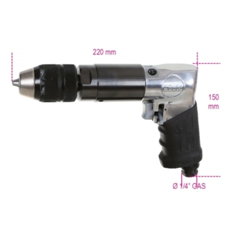 Furadeira Pneumática Reversível 1/4