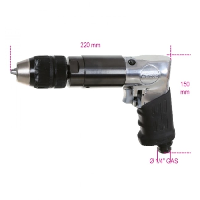 Furadeira Pneumática Reversível 1/4