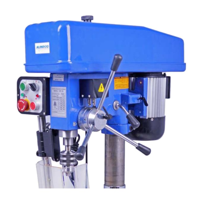 Furadeira Rosqueadeira de Bancada 16mm 750W 220V Trifásica 5 Velocidades MR-726 MANROD-635253ca-31ad-4235-89d8-36b668d510c3