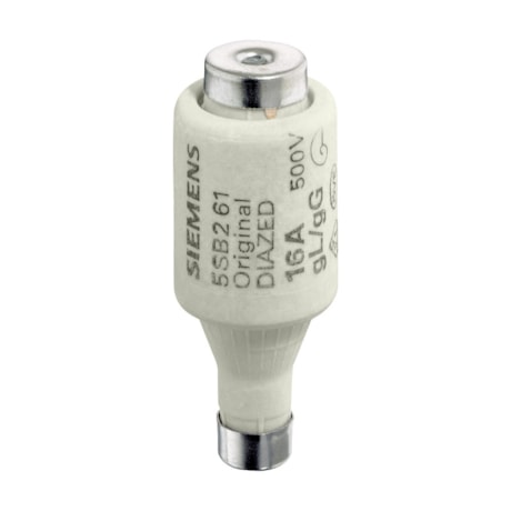 Fusível gL/gG Diezed Tipo DII Fixação Parafuso 6A 50kA em 500Vca 5SB231 SIEMENS-000c144d-1a38-4dba-adda-85cce7dacfa9