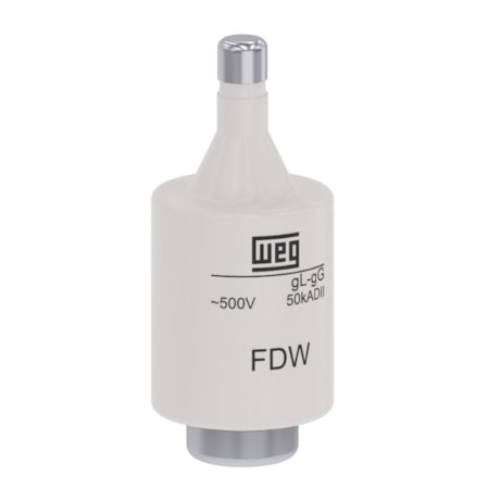 Fusível gL/gG tipo DII Fixação Parafuso 6A 50kA em 500Vca FDW-6S WEG-1ca6147f-d764-44e8-ba60-a68a14c0a438