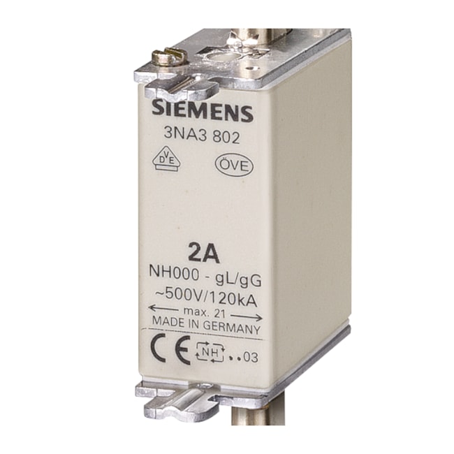 Fusível LV HRC NH000 10A 500 VCA 120kA 3NA3803 SIEMENS-d5edbeba-96c2-4a4b-a39b-7440a6ff24f8