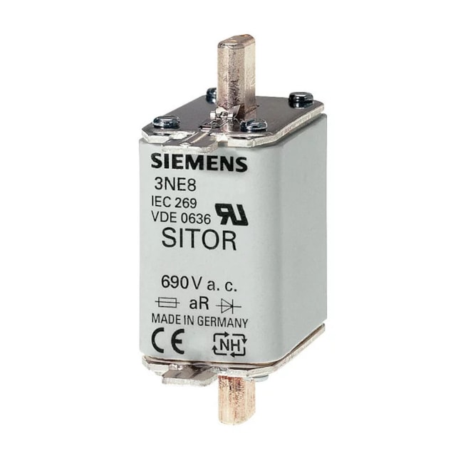 Fusível NH 00 Sitor Ultra Rápido 100A 100kA em 690Vca 3NE10210 SIEMENS-e0309cb0-6b86-4812-92d2-73b486f63c21