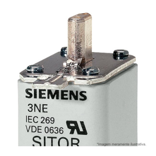 Fusível NH 00 gS Sitor Ultra Rápido 125A 100kA em 690Vca 3NE10220 SIEMENS-bae5f42b-6495-48ff-8536-e6d2b0e68559