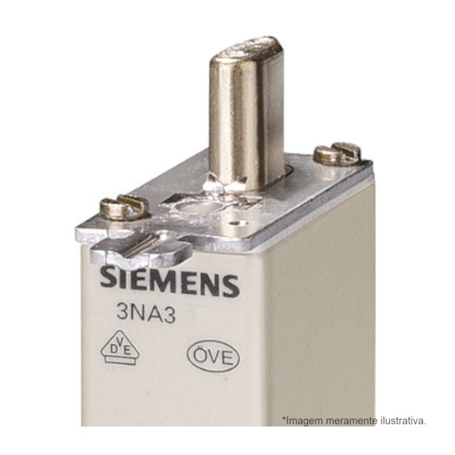 Fusível NH 000 gL/gG Retardado 35A 120kA em 500Vca 3NA3814 SIEMENS-fdbefabf-a511-4d70-bac9-b8b2dbb7b331