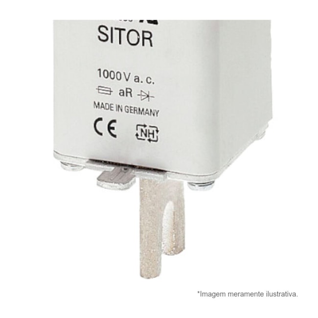 Fusível NH 1 aR Sitor Ultra Rápido 160A 100kA em 1000Vca 3NE3224 SIEMENS-f8c9a9fe-ba52-43d4-9be0-e6ac6e003d9d