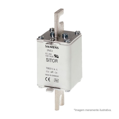 Fusível NH 1 aR Sitor Ultra Rápido 160A 100kA em 1000Vca 3NE3224 SIEMENS-5badb855-07f1-4624-960c-5a2afc83b5b8