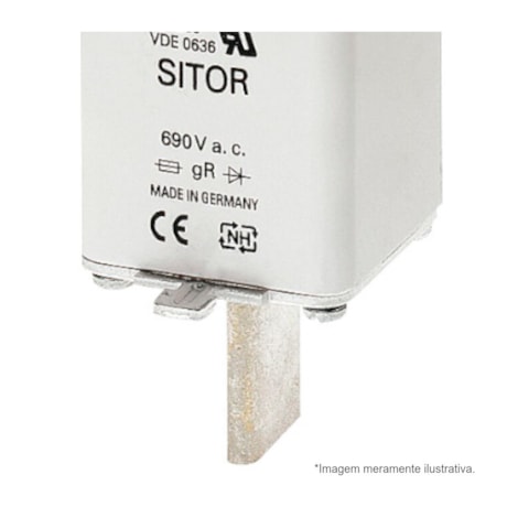 Fusível NH 1 gS Sitor Ultra Rápido 250A 100kA em 690Vca 3NE12270 SIEMENS-8779ce72-fa34-4327-b3d9-e092200ba26f