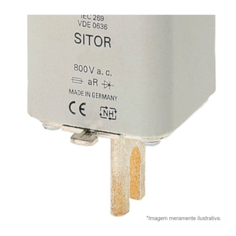 Fusível NH 2 aR Sitor Ultra Rápido 710A 50kA em 800Vca 3NE4337 SIEMENS-e7159b20-3a46-4d9b-bf44-3b06574b6712