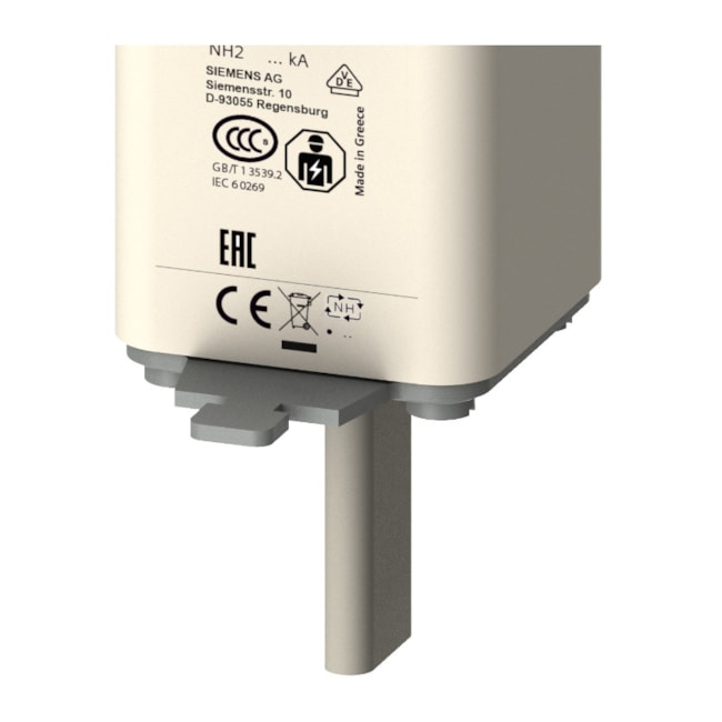 Fusível NH 2 GL/GG Retardado 250A 120KA em 500VCA 3NA3244 SIEMENS-254e06bf-f2f2-4c3b-a928-21eb389a6575