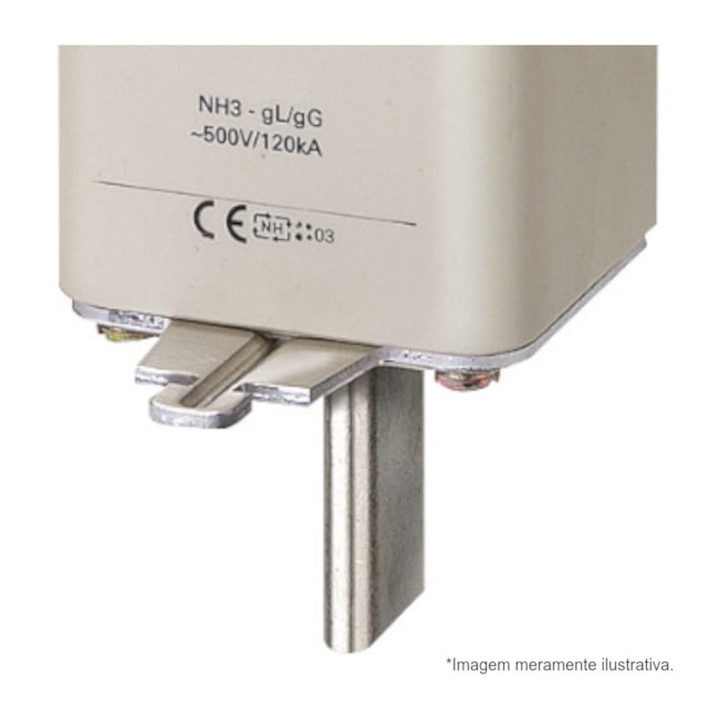 Fusível NH 3 gL/gG Retardado 500A 120kA em 500Vca 3NA3365 SIEMENS-da866e9e-f02c-4bdb-9f06-6f8d6bf46f5c