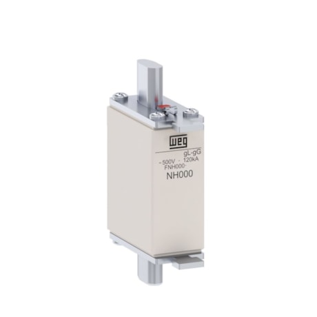 Fusível NH 35A T000 GL/GG Retardado 120KA 500VCA FNH000-35U WEG