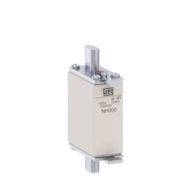 Fusível NH 63A T000 GL/GG Retardado 120KA 500VCA FNH000-63U WEG