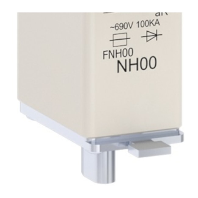 Fusível NH aR Ultra Rápido 100A 100kA em 690Vca FNH00-100K-A WEG-9d225b7d-685a-43db-8701-9cc83fb6817e