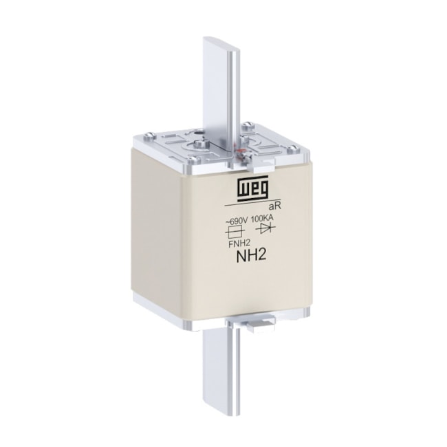 Fusível NH aR Ultra Rápido 400A 100kA em 690Vca FNH2-400K-A WEG-9ad6ddec-e709-4a81-87ea-cd39e94e2484