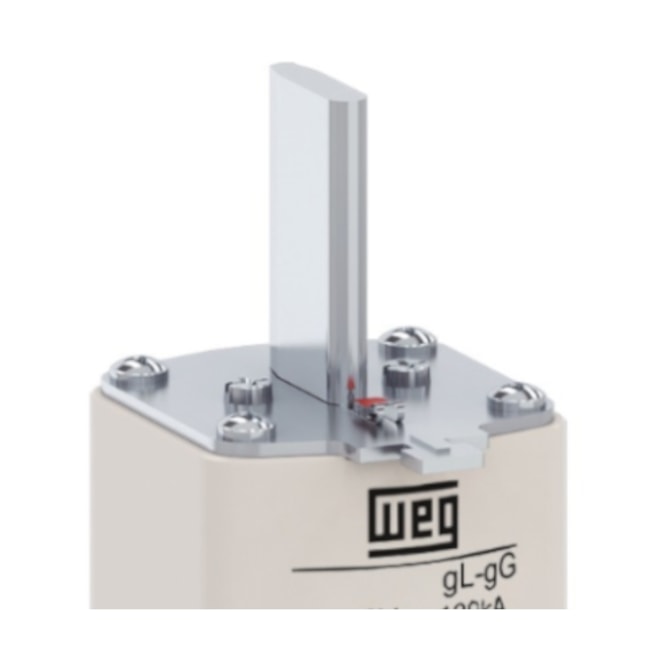 Fusível NH gL/gG Retardado 160A 120 kA em 500 Vca FNH1-160U WEG-e4a8fc1b-a206-4ba7-974a-a2cd082d0915